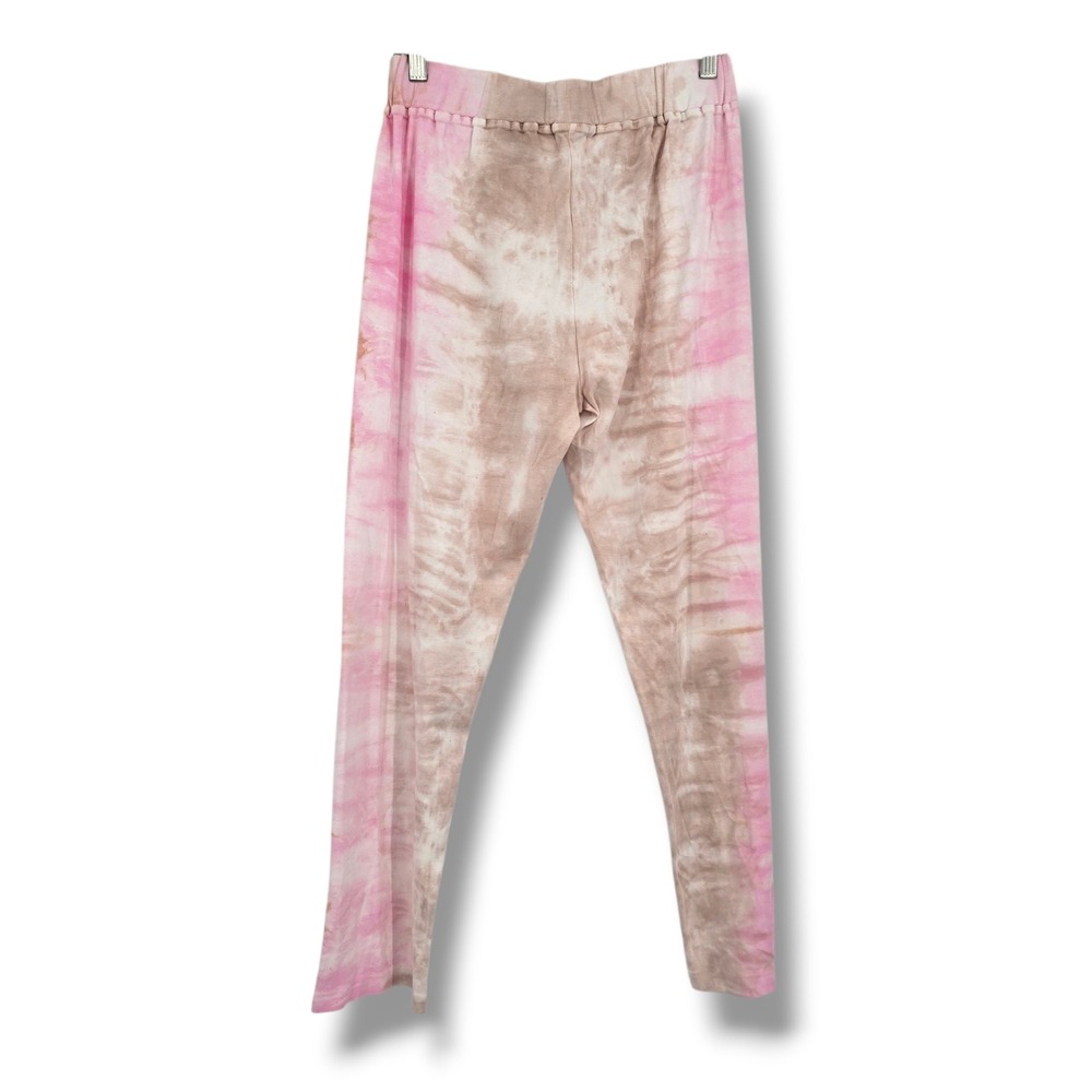 Ragdoll Los‎ Angeles Pink Tie Dye Cotton Sweatpants Joggers Womens Size XS NEW